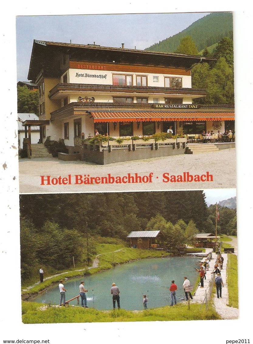 CPSM Autriche SAALBACH  Hotel Bärenbachhof 2 Vues - Altri & Non Classificati