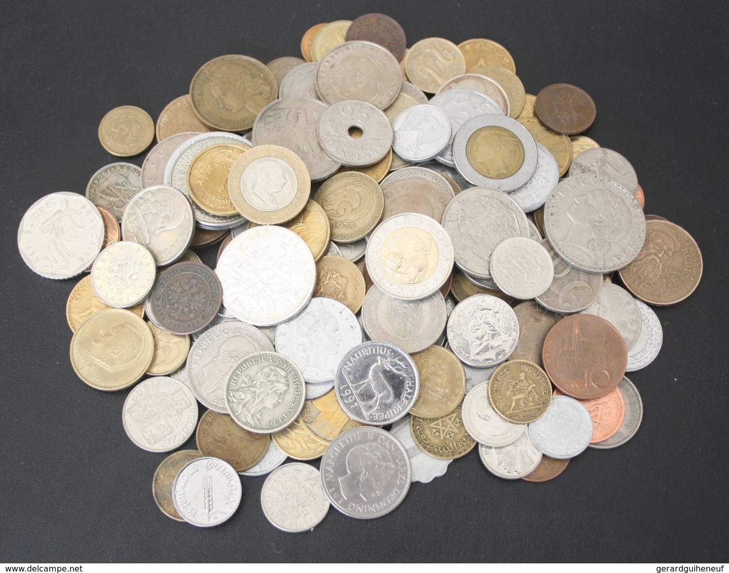 Vrac 150 Monnaies Sans Doublon + World Coins 2017 - Lots & Kiloware - Coins