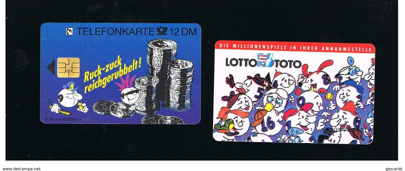 GERMANIA (GERMANY) -  1993 -  LOTTO           - USED - RIF.   38 - Jeux