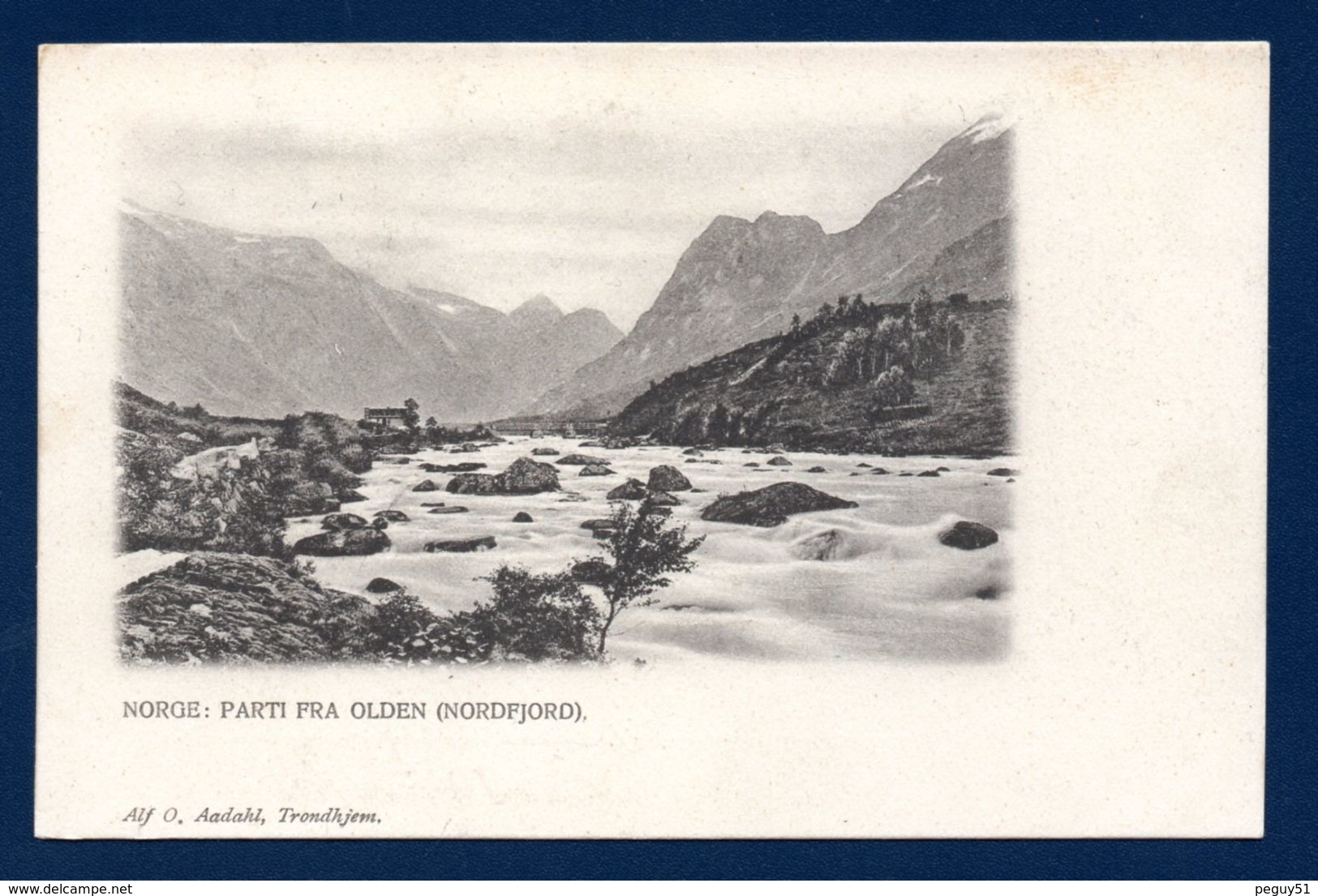 Norvège. Parti Fra Olden  ( Stryn - Nordfjord). . Ca 1900 - Norvège