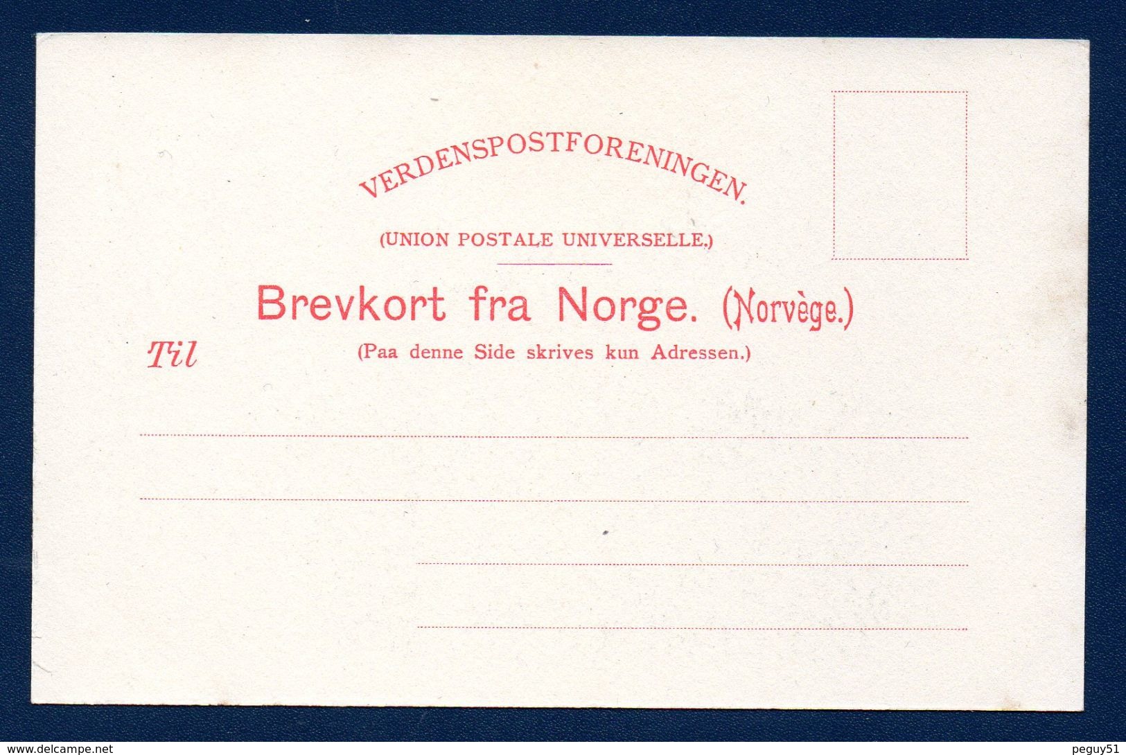 Norvège. Hornelen. Mont Hornelen (860 M) Sur L' île  Bremangerlandet.  Ca 1900 - Norvège