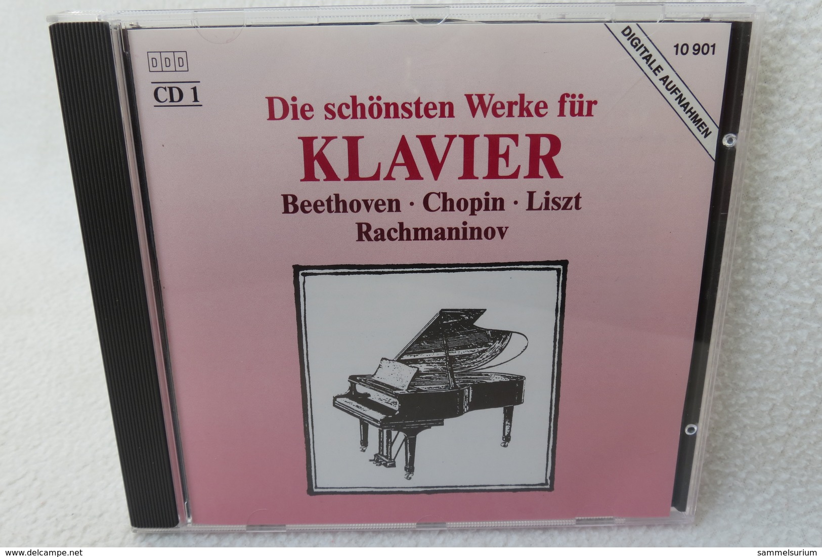 5 CDs "Klassische Meisterwerke" Die Schönsten Klassischen Werke Für Klavier, Violine, Trompete, Celle, Orgel - Klassik