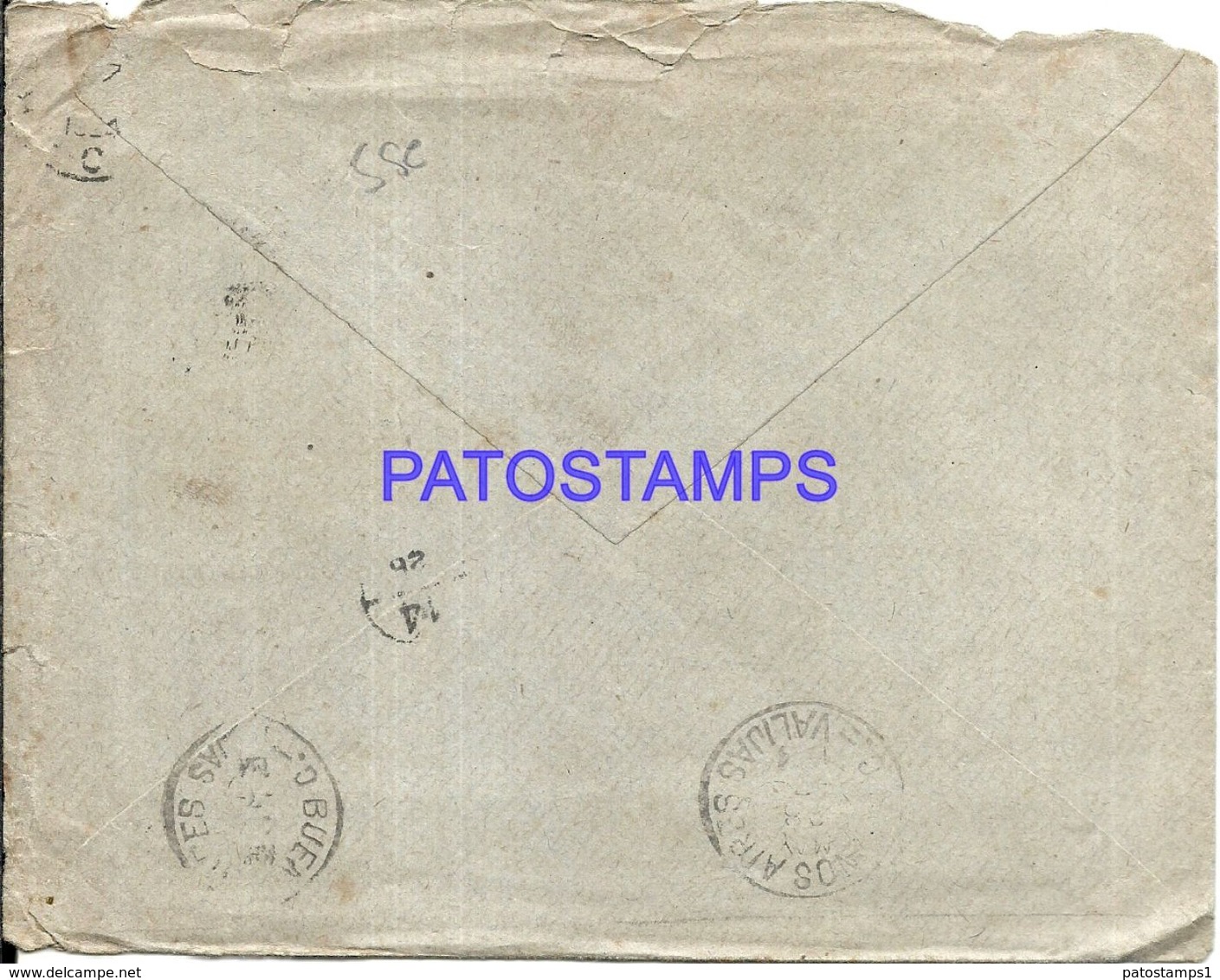 90295 SPAIN BARCELONA SABADELL COVER CIRCULATED TO ARGENTINA NO POSTAL POSTCAR1D - Otros & Sin Clasificación