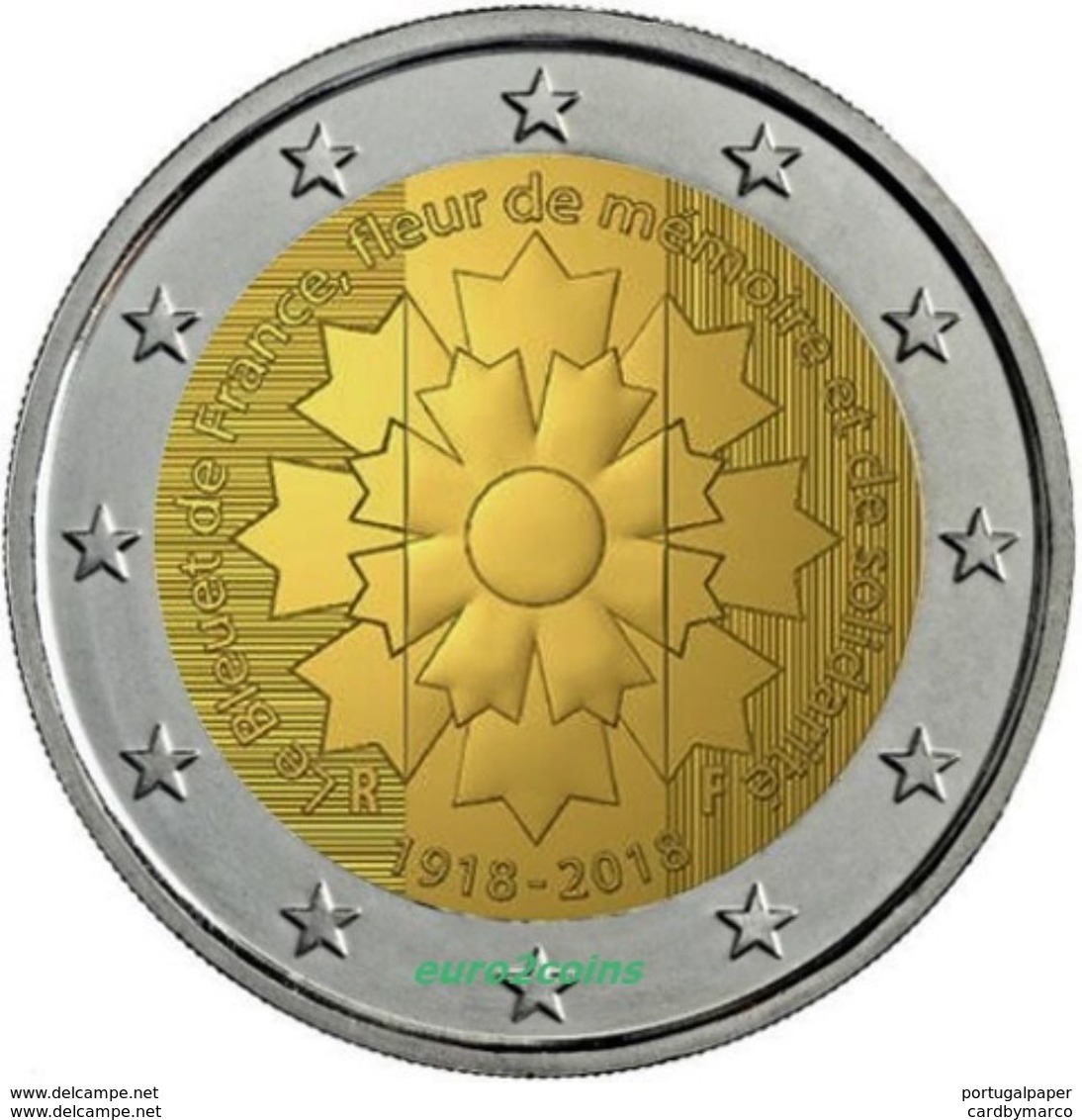 *FRANCIA - 2 Euro Commemorativo 2018: FIORDALISO DI FRANCIA - Francia