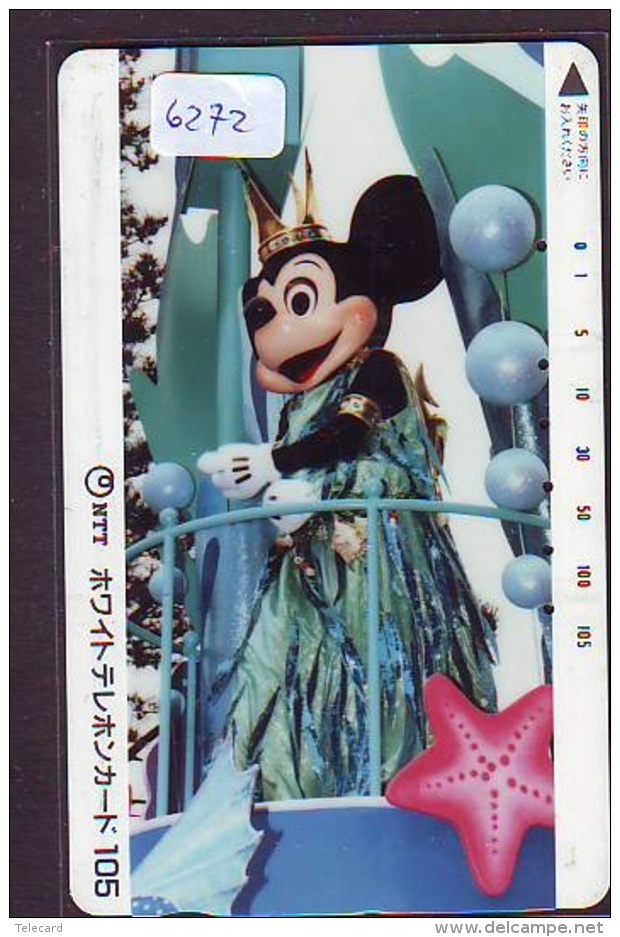 Télécarte Japon DISNEY / 110-011 - MICKEY MOUSE * (6272)  Japan Phonecard - Disney