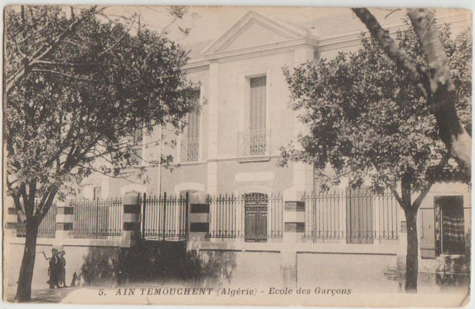 CPA ALGERIE AIN TEMOUCHENT Ecole Des Garçons - Other & Unclassified