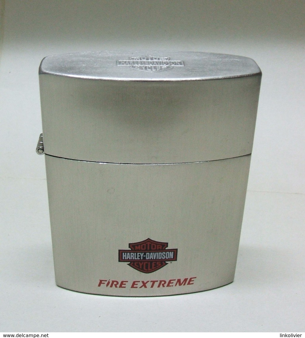 HARLEY-DAVIDSON Motor Cycles FIRE EXTREME - EDT Vapo Forme Briquet Métal 50 Ml Vide Homme Dans BO - Edition Limitée - Flacons (vides)