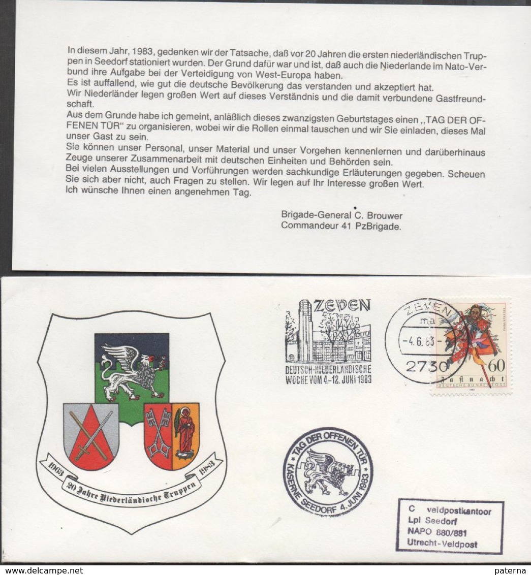 3258 Carta Zeven 1983, Alemania - Cartas & Documentos