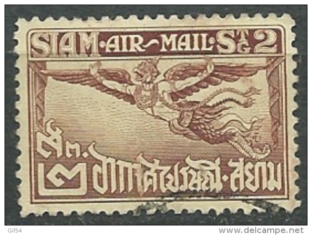 Siam   - Aérien  - Yvert N° 9 Oblitéré  -  Cw32011 - Siam