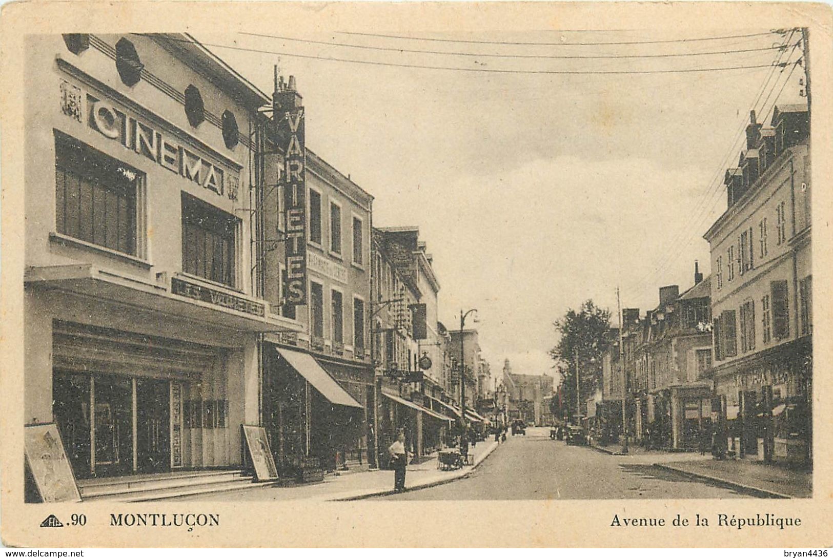 03 - MONTLUCON - ALLIER - AVENUE DE LA REPUBLIQUE -  VOIR SCANS - Montlucon