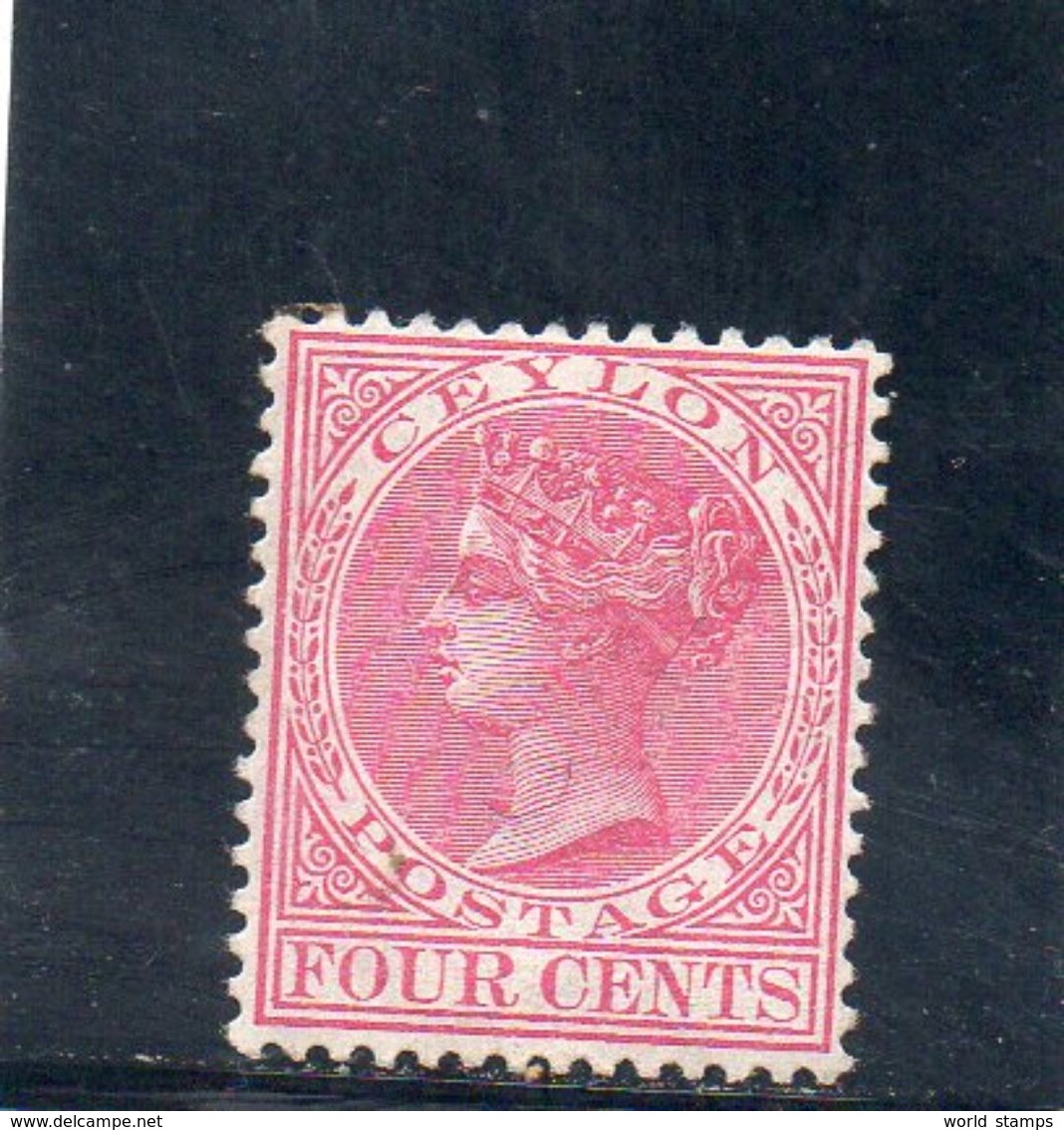 CEYLON 1872-80 * - Ceylon (...-1947)