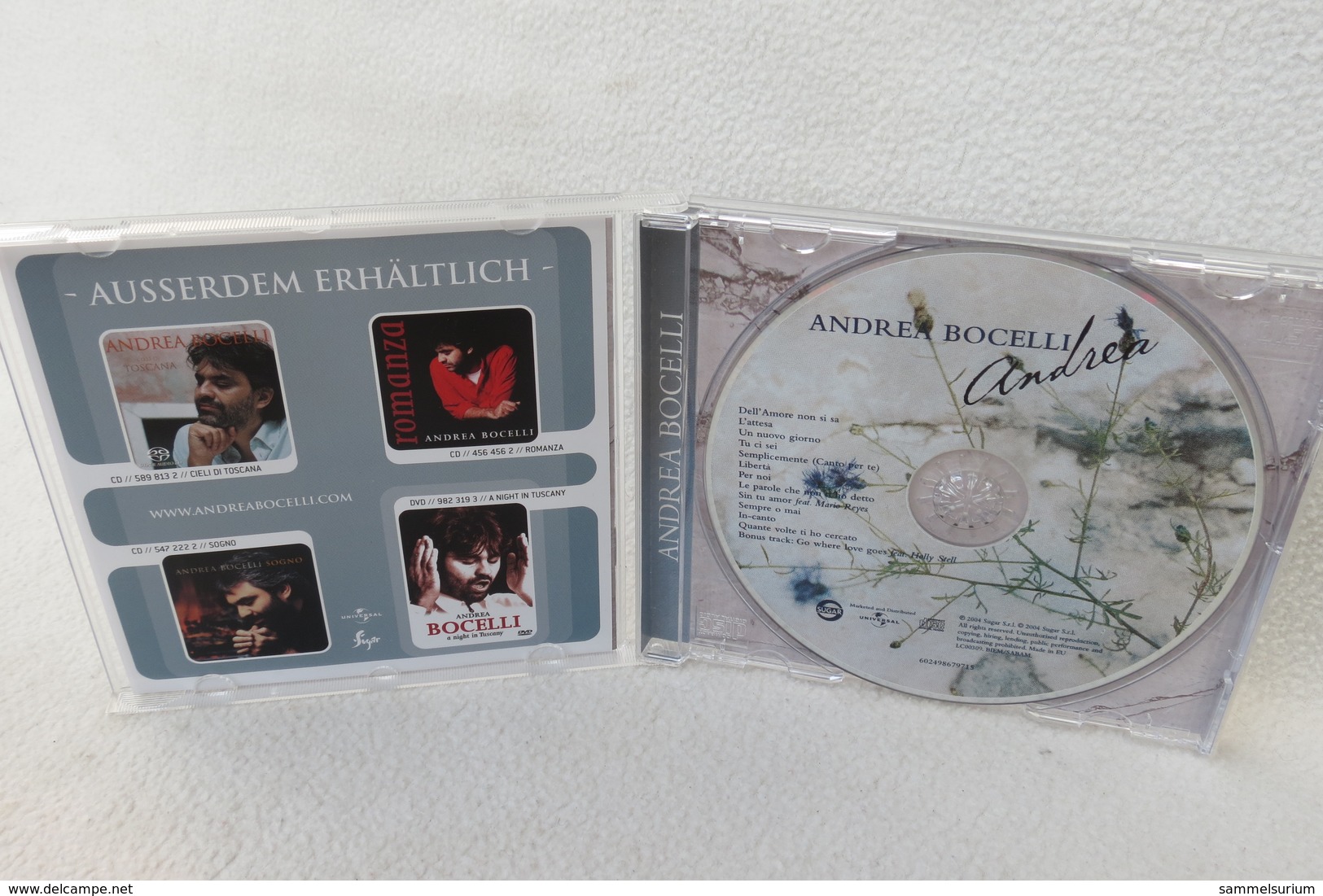 CD "Andrea Bocelli" Andrea - Andere - Italiaans