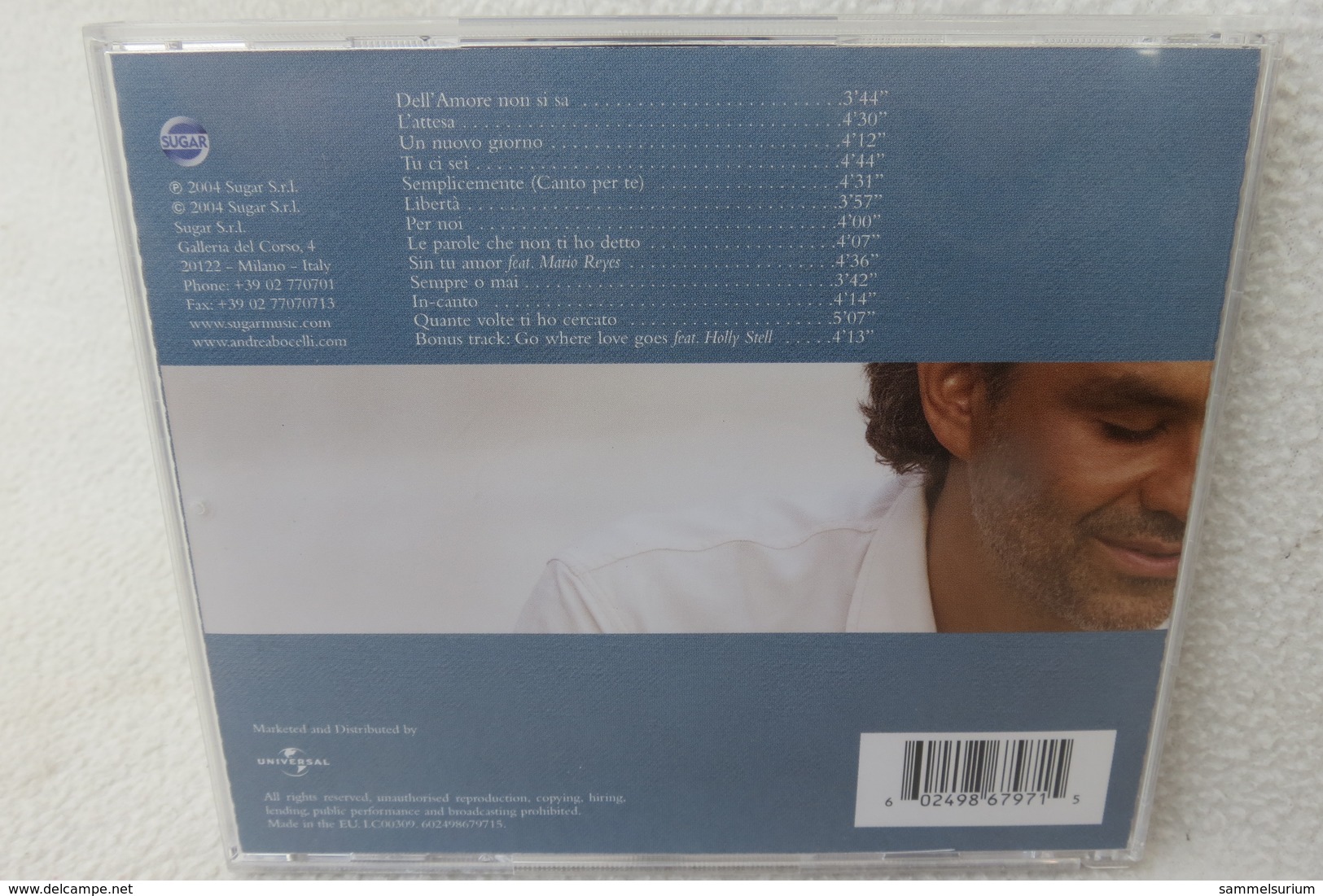CD "Andrea Bocelli" Andrea - Autres - Musique Italienne