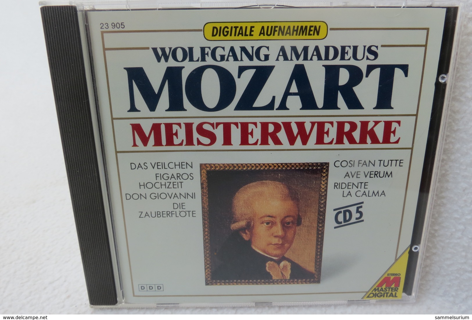 CD "Wolfgang Amadeus Mozart" Meisterwerke CD 5 - Klassik