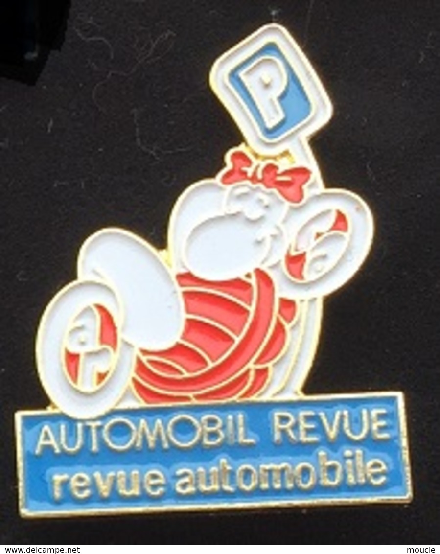 AUTOMOBIL REVUE - REVUE AUTOMOBILE - SUISSE - SWISS - SCHWEIZ - VOITURE AU REPOS - PARKING -   (ROSE) - Medios De Comunicación