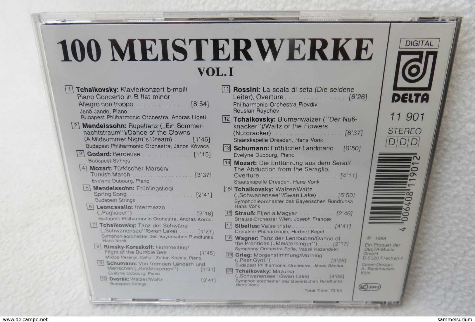 CD "100 Meisterwerke Der Klassischen Musik" CD 1 - Classical