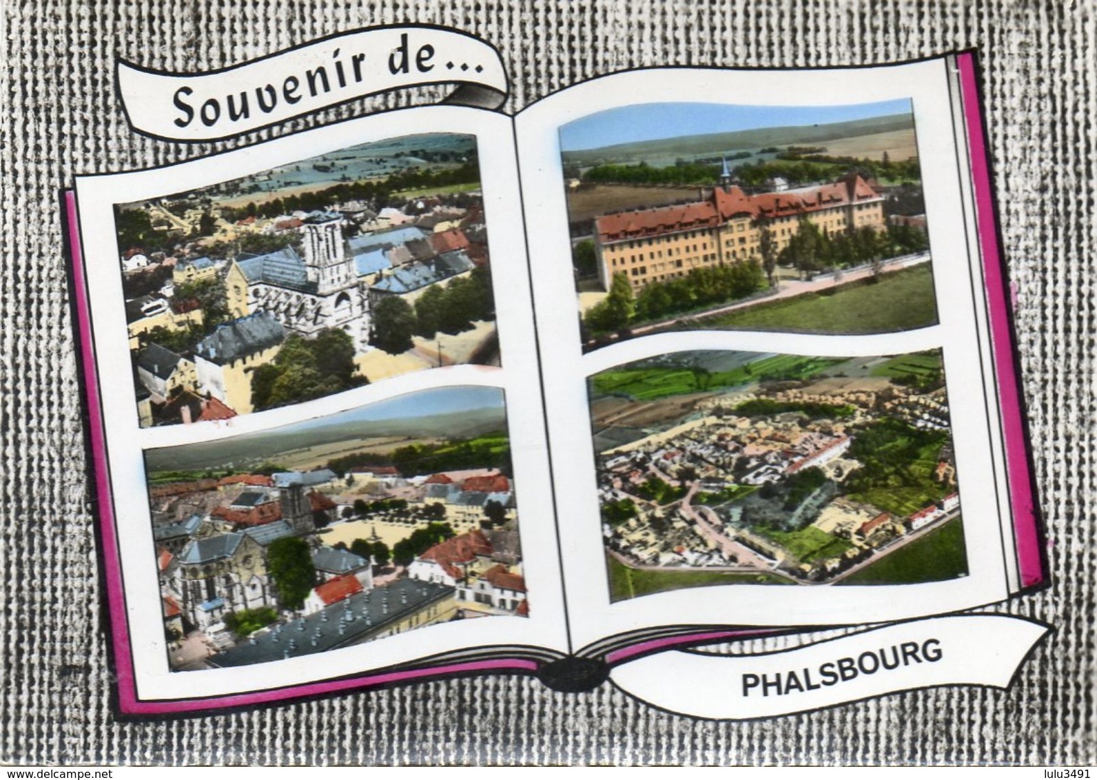 CPSM Dentelée - PHALSBOURG (57) - Carte Multi-vues Au Livre Ouvert De Vues Aériennes De 1960 - Phalsbourg