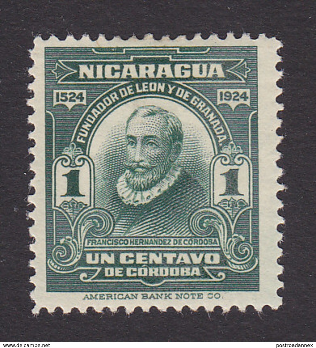 Nicaragua, Scott #422, Mint Hinged, Cordoba, Issued 1924 - Nicaragua