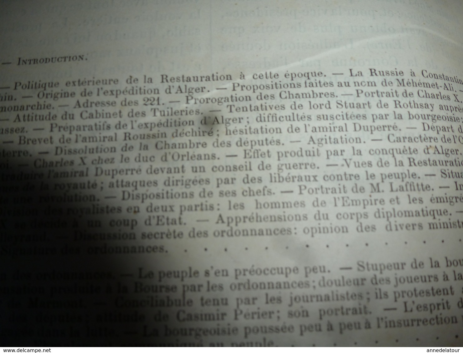 1882 Révolution française ------> HISTOIRE de 10 ANS (1830-1840)  tome 1