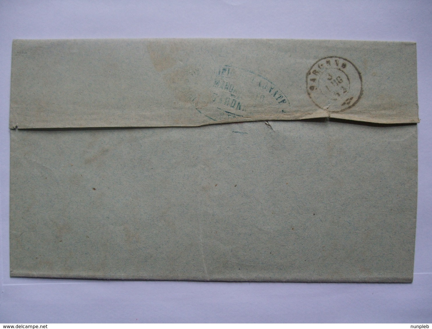 ITALY - 1862 Stampless Entire - Lainate To Saronno With Additional Municipio Lajnate Cachet - ...-1850 Voorfilatelie