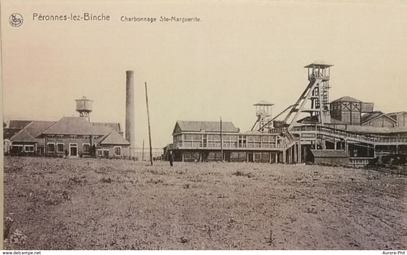 Péronnes-les-Binche Charbonnage Ste-Marguerite (Reproduction - Photo) - Binche