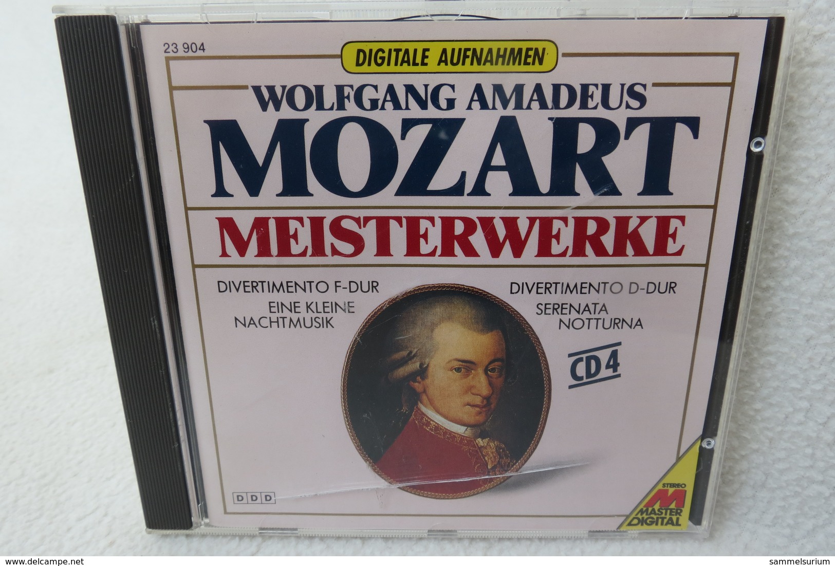 CD "Wolfgang Amadeus Mozart" Meisterwerke CD 4 - Klassik