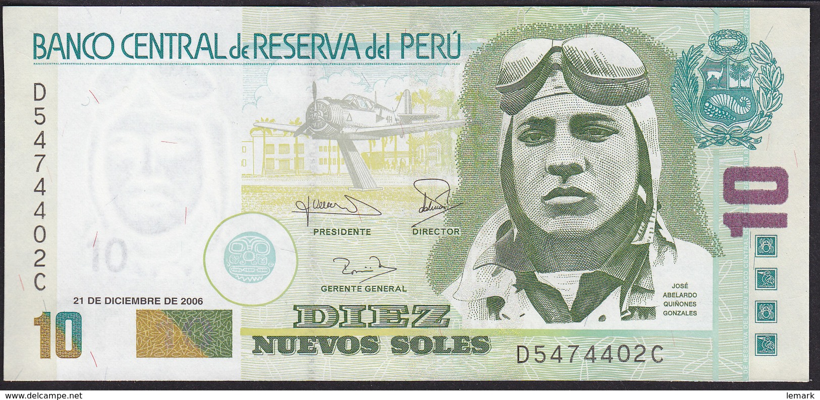 Peru 10 Nuevos Soles 2006 P179b UNC - Perù