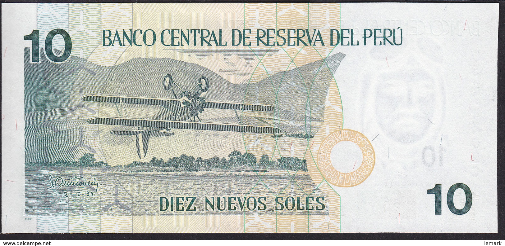 Peru 10 Nuevos Soles 2006 P179b UNC - Perù