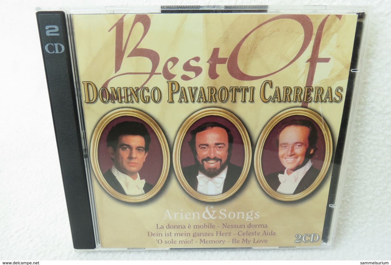 2 CDs "Best Of Domingo Pavarotti Carreras" Arien & Songs - Opera