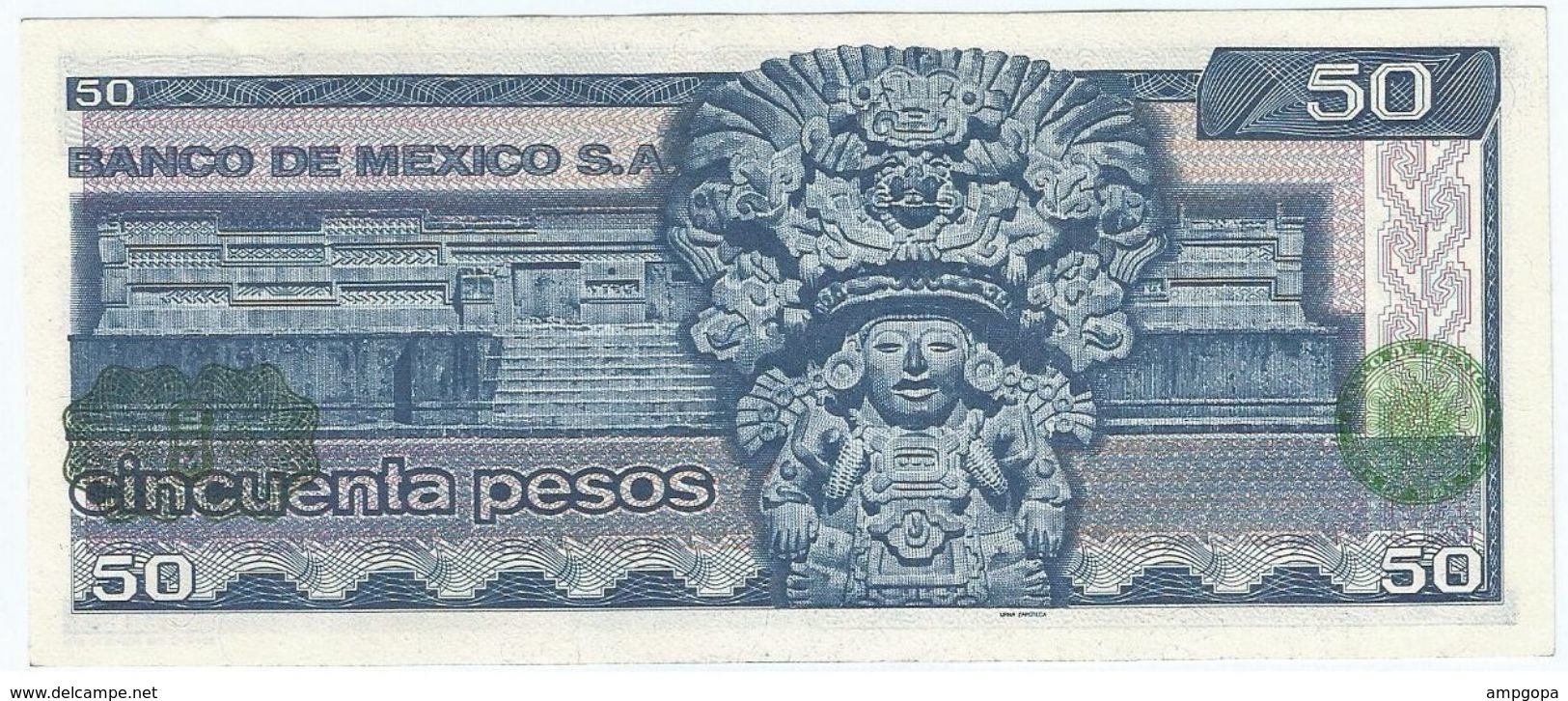 México 50 Pesos 27-1-1981 Pick 73 Serie LE UNC - México