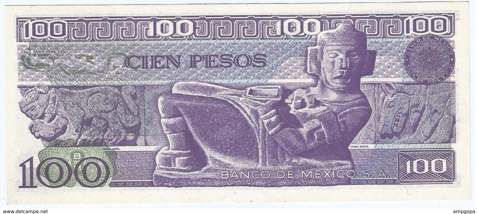 Mexico 100 Pesos 3-9-1981 Pick 74.b Serie TX UNC - México