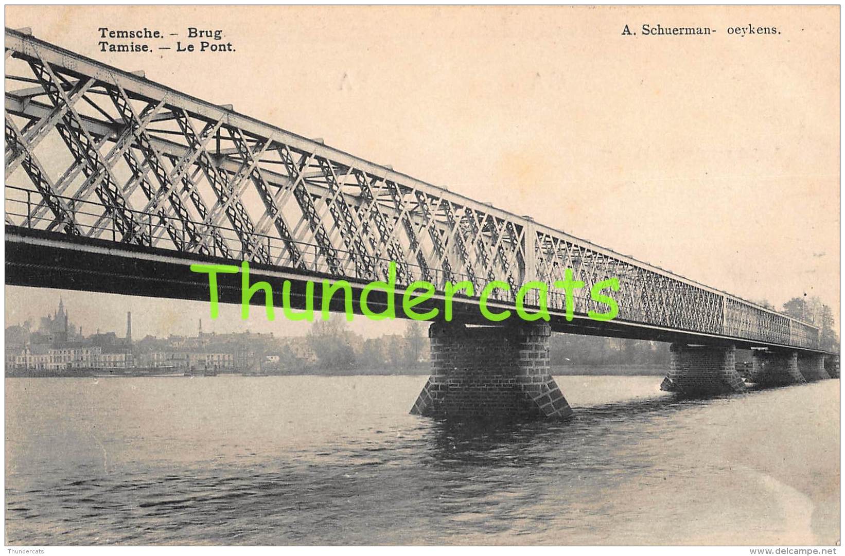CPA TEMSE TEMSCHE TAMISE  BRUG LE PONT - Temse