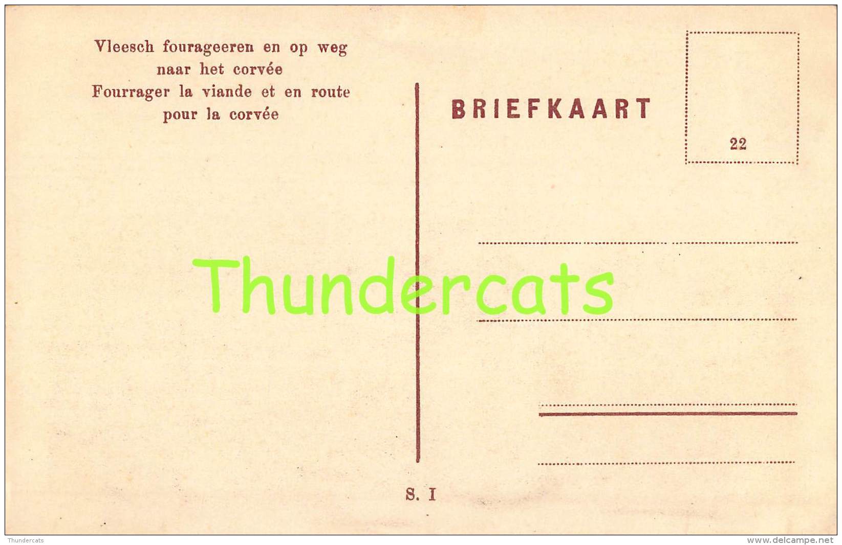 CPA INTERNEERINGSKAMP BIJ ZEIST CAMP DE ZEIST  VLEESCH FOURAGEEREN EN OP WEG NAAR HET CORVEE - Zeist