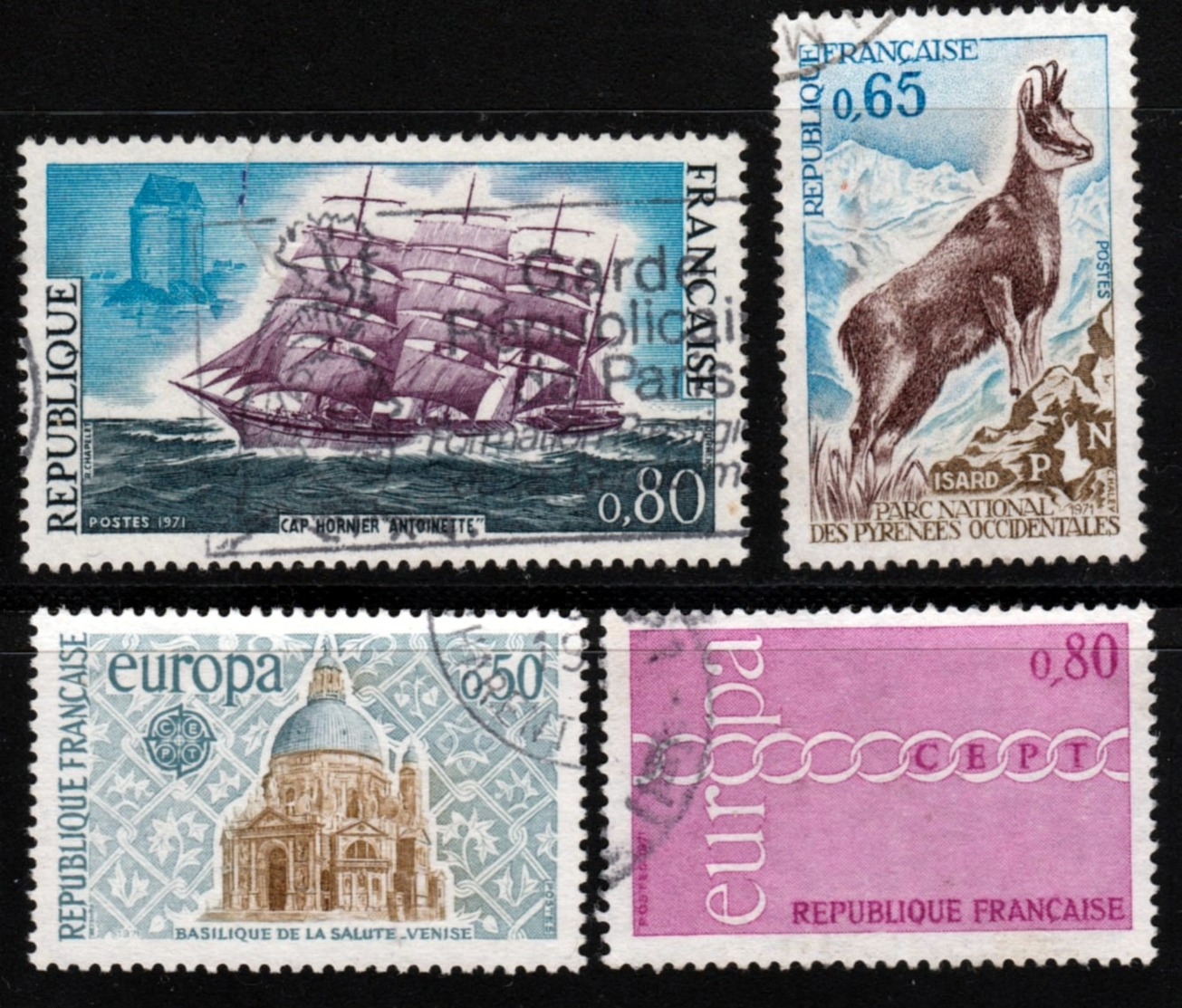 France - Lot De 1971 - Y&T 1674 / 1677 - Cote 3€ - Gebraucht