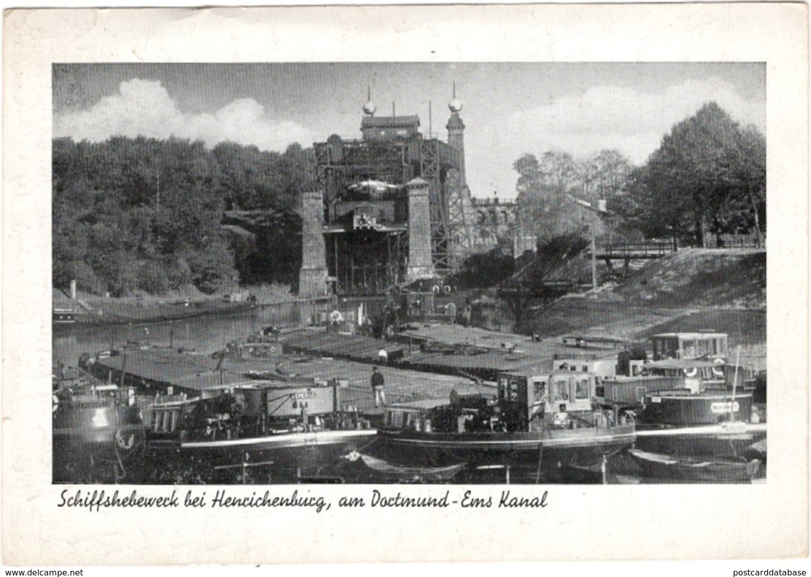 Schiffshebewerk Bei Henrichenburg, Am Dortmund-Ems Kanal - & Boat - Dortmund