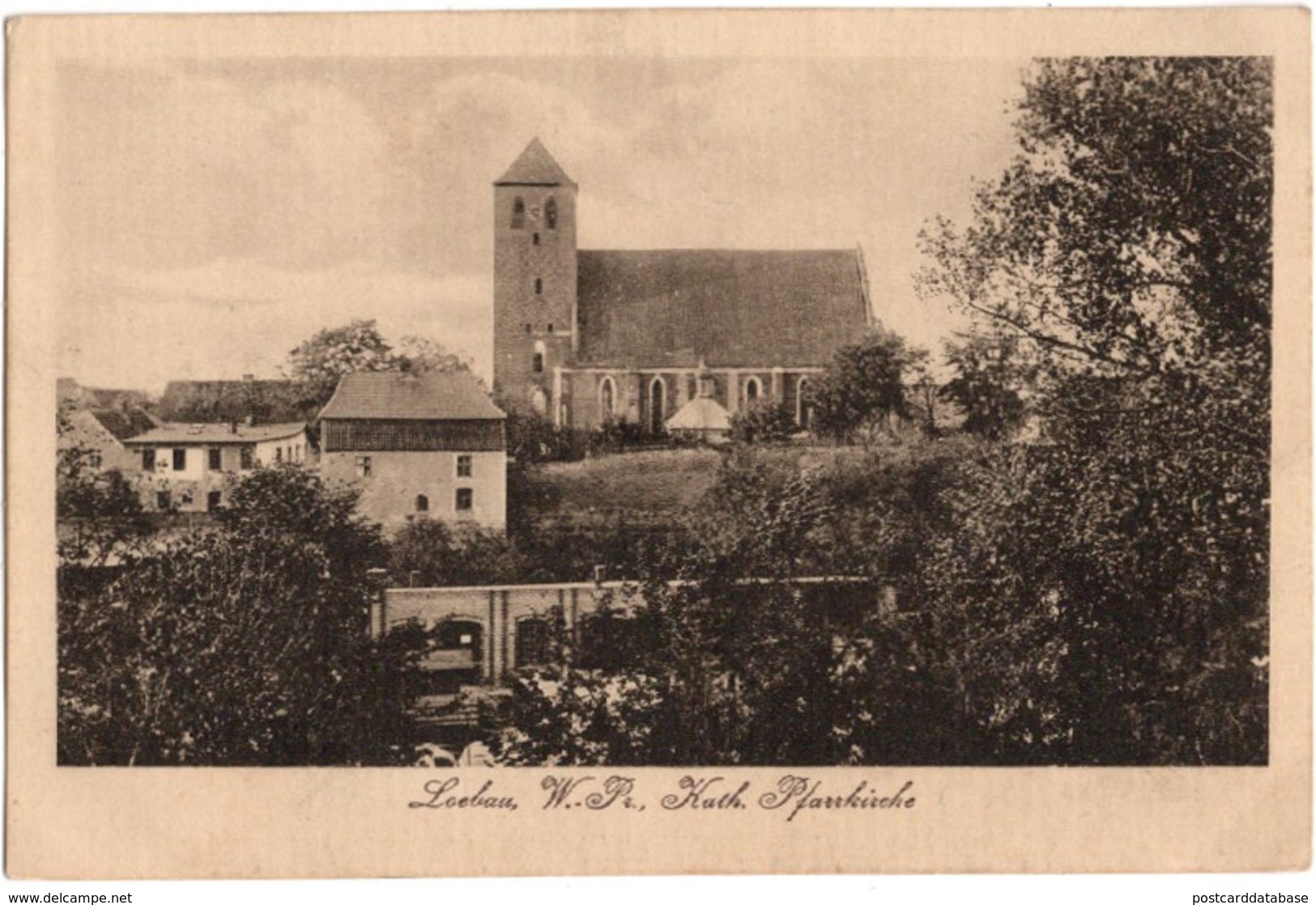 Loebau - Kath. Pfarrkirche - Ebersbach (Loebau/Zittau)