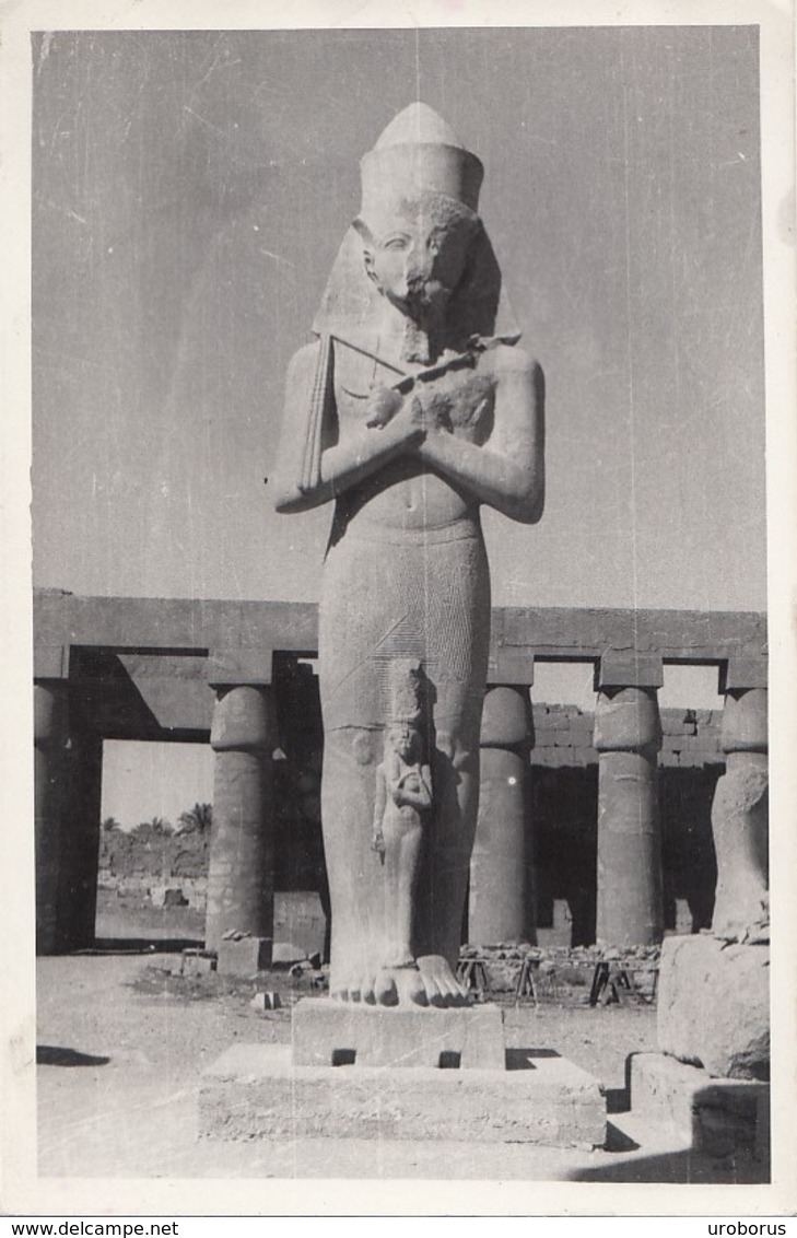 EGYPT - Karnak - Temple Statue Of Ramses III & His Wife - Luxor