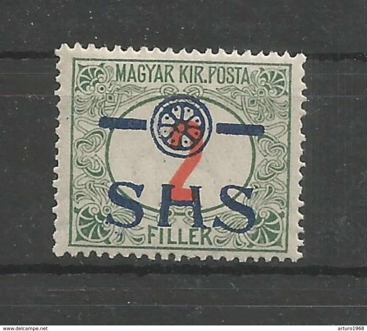 Yugoslavia Kingdom SHS Jugoslawien - Mi.Porto 28F With Wrong Type Overprint MNH / ** 1918 - Portomarken