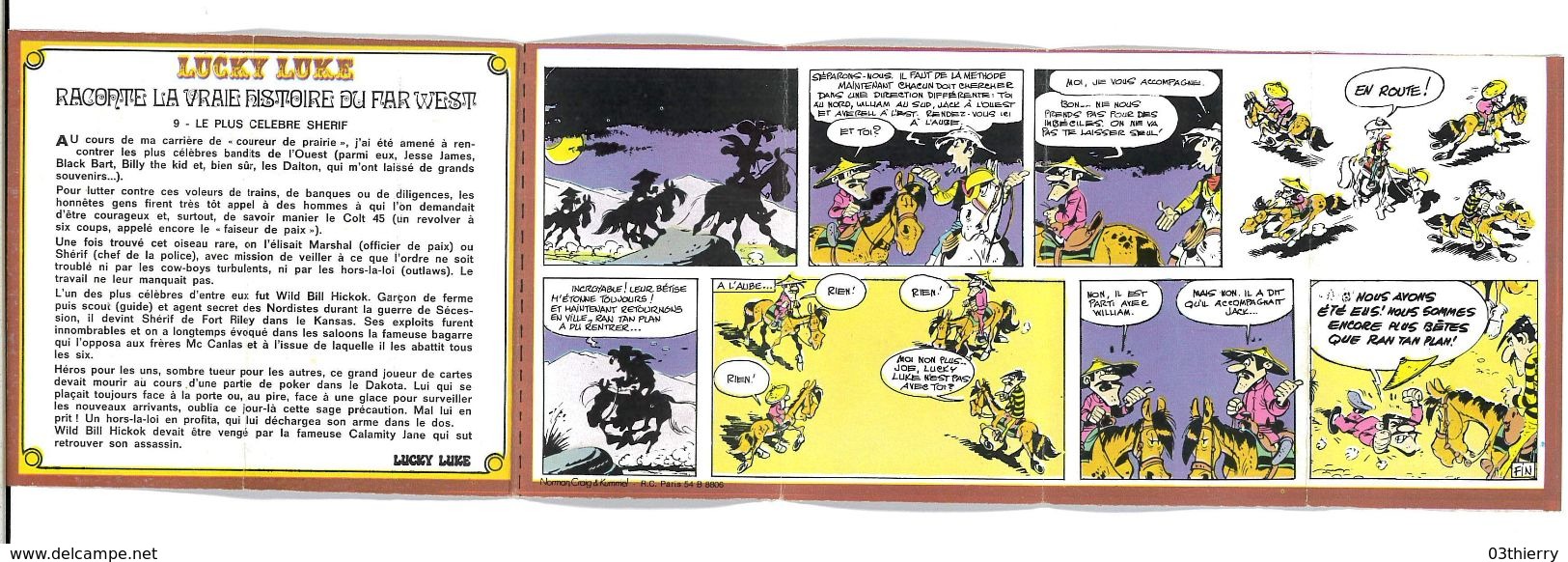 LES EXPLOITS DE LUCKY LUKE N°9 LES DALTON SONT VRAIMENT BETES PUB AVEC LA VACHE QUI RIT - Autres & Non Classés