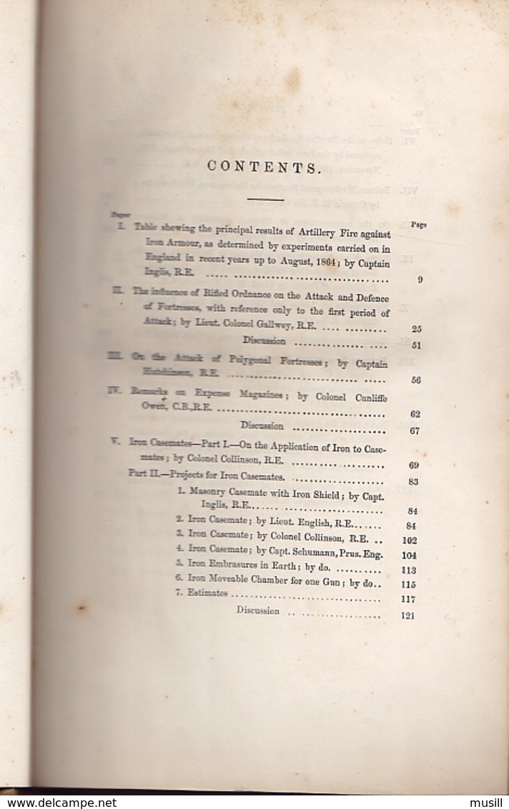 The Duties Of The Corps Of Royal Engineers. Map Of Defences Of Petersburg, Virginia. Volume XIV - English