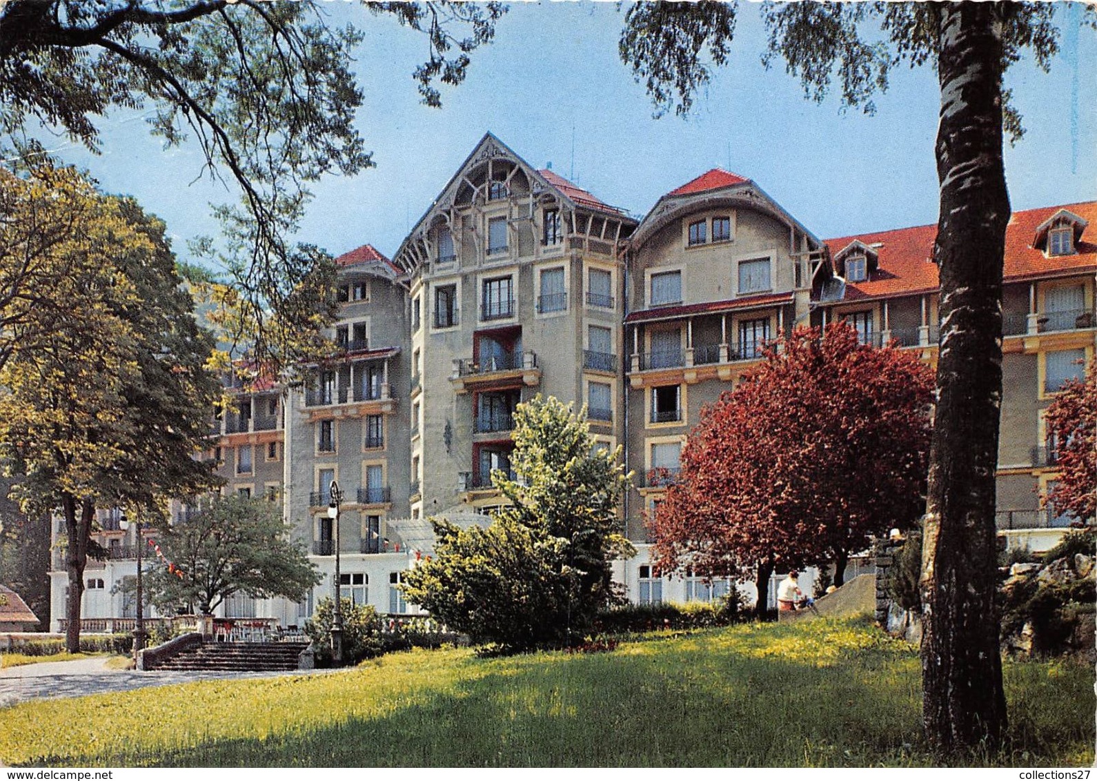 38-ALLEVARD-LES-BAINS- L'HÔTEL SPLENDIDE ET SON PARC - Allevard