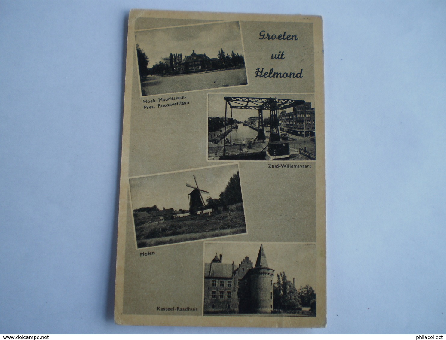 Helmond (N-Br.) Meerluik Oa Molen -Zuid Willemsvaart 1955 - Helmond