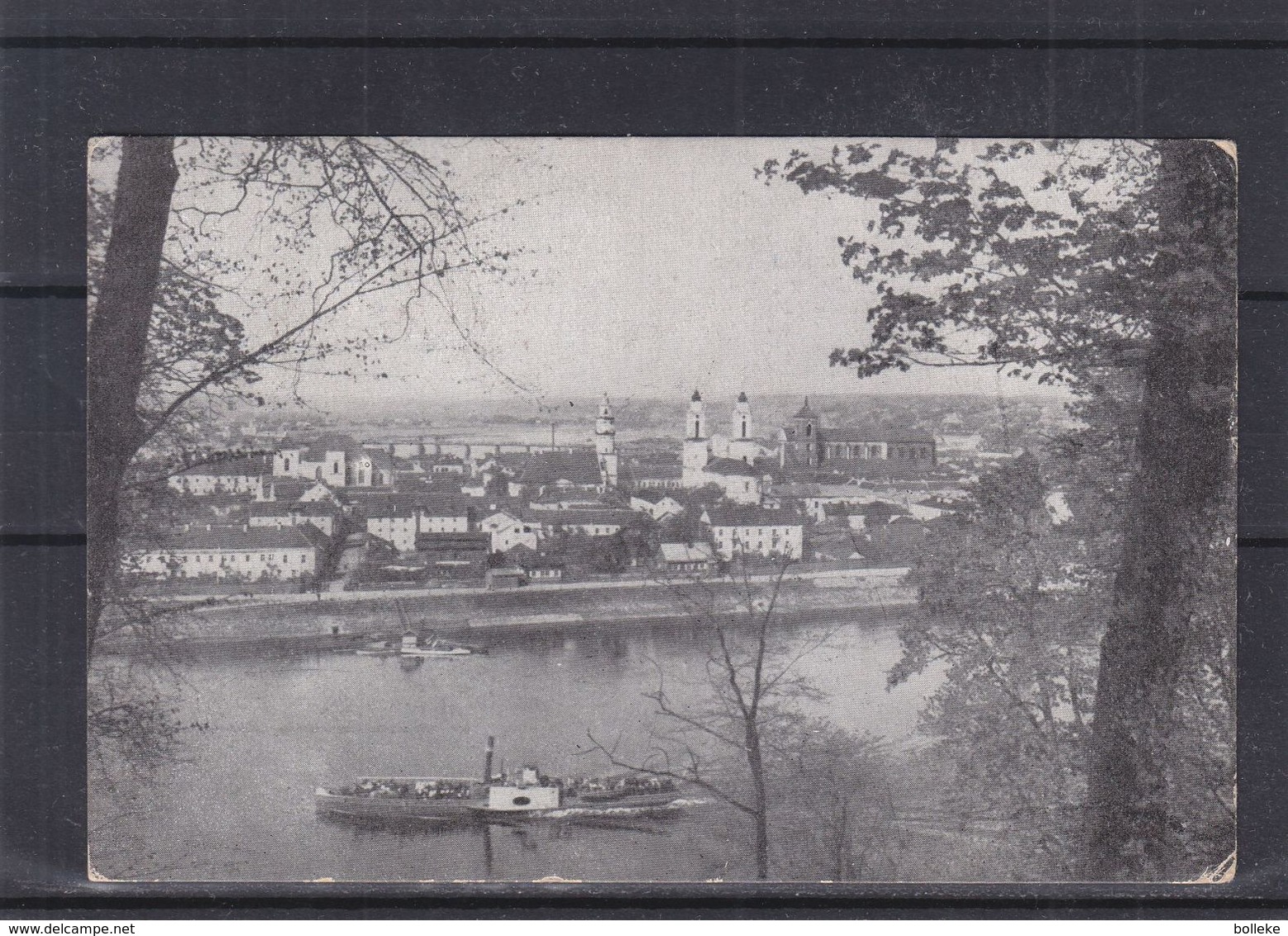 Lituanie - Carte Postale De 1924 - Surcharge Déplacée ! - Vue De Kaunas - Litauen