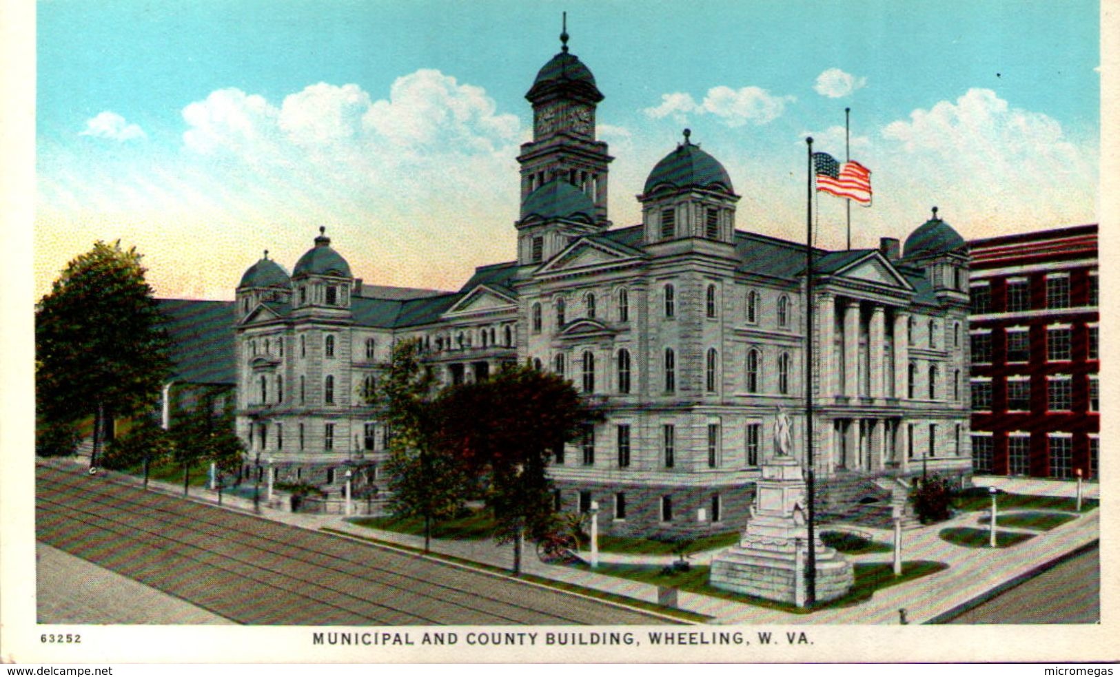 Municipal And County Building, Wheeling, W. VA. - Wheeling