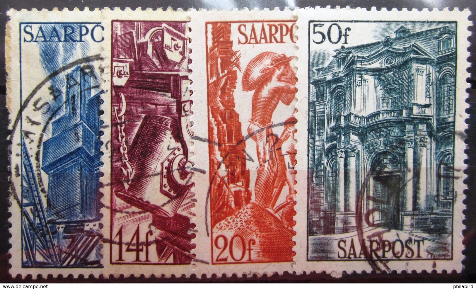 SARRE            N° 240/243           OBLITERE - Used Stamps