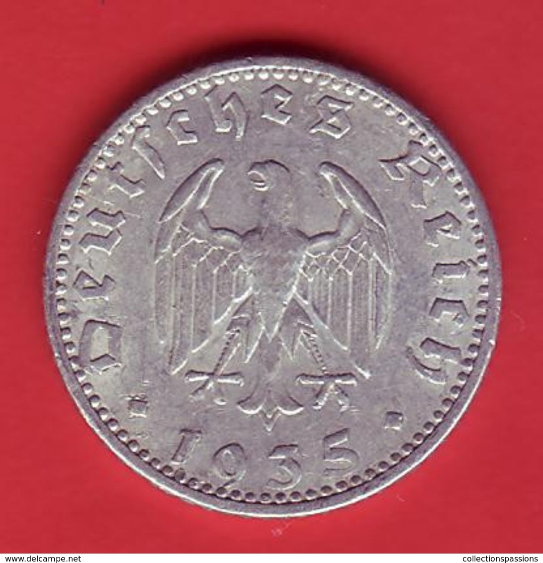 - ALLEMAGNE - 50 Reichspfennig 1935 - - 50 Reichspfennig
