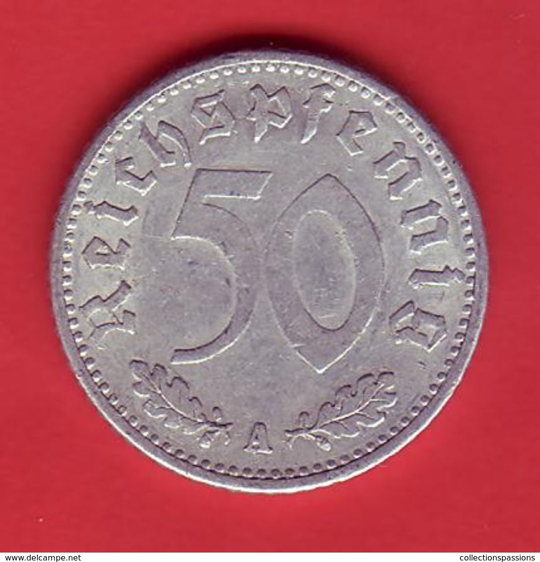 - ALLEMAGNE - 50 Reichspfennig 1935 - - 50 Reichspfennig