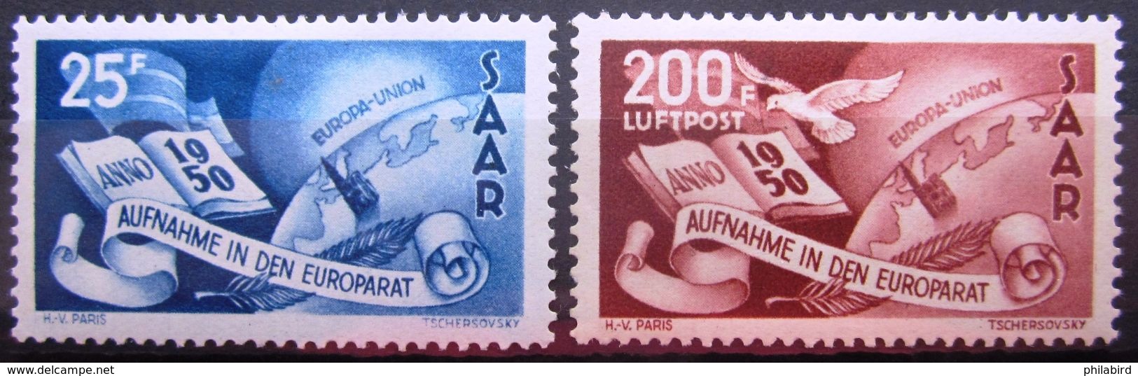 SARRE            N° 277 + PA 13             NEUF* - Unused Stamps