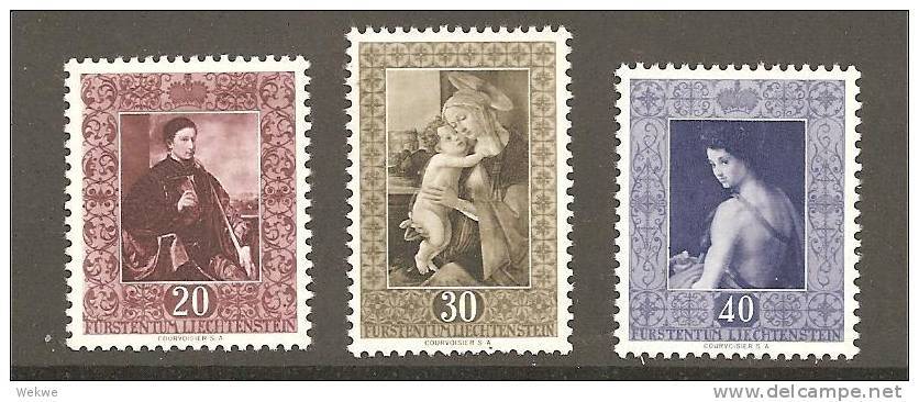 LieMi.Nr.306-08**  - LIECHTENSTEIN - 1952 Gemälde MNH - Neufs