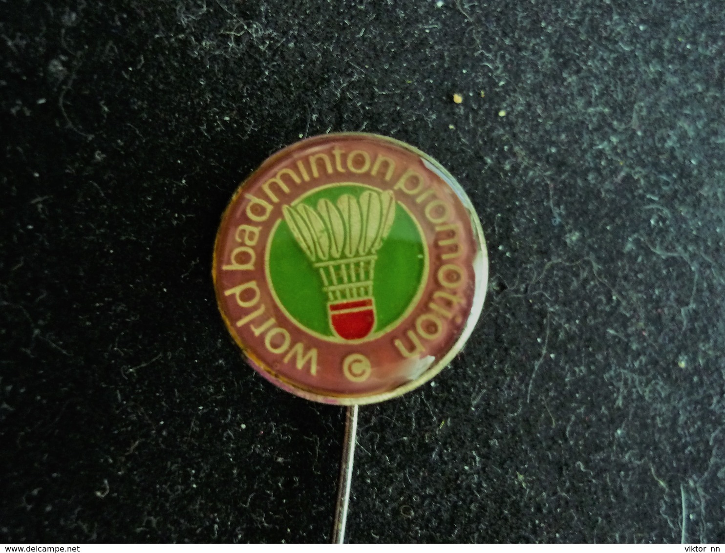 World Badminton Promotion - Pin Badge - Badminton